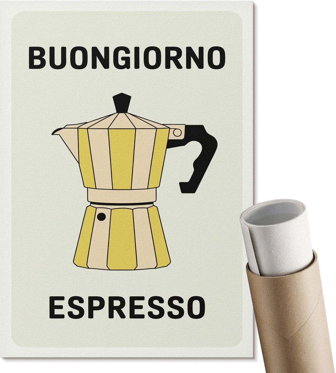Coloray Polycanvas Wandposter - Retro Auto, Fotografie - A3 - Turkoois Poster - Rechthoek - Wandkunstwerk - Woonkamer, Slaapkamer, Kantoor - Vintage