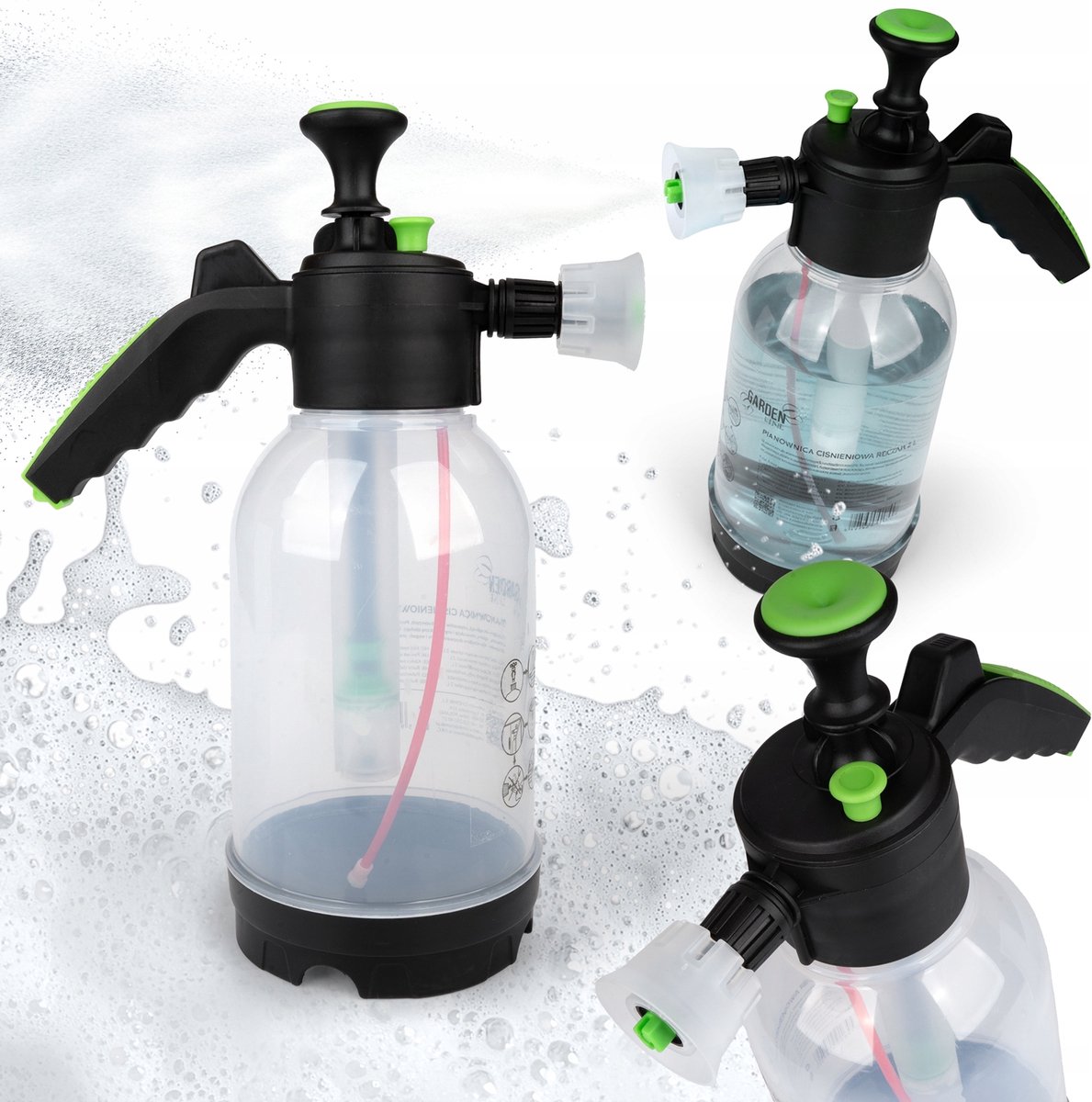 Drukspuit 2L Schuimspuit Handmatig voor Auto & Tuin
