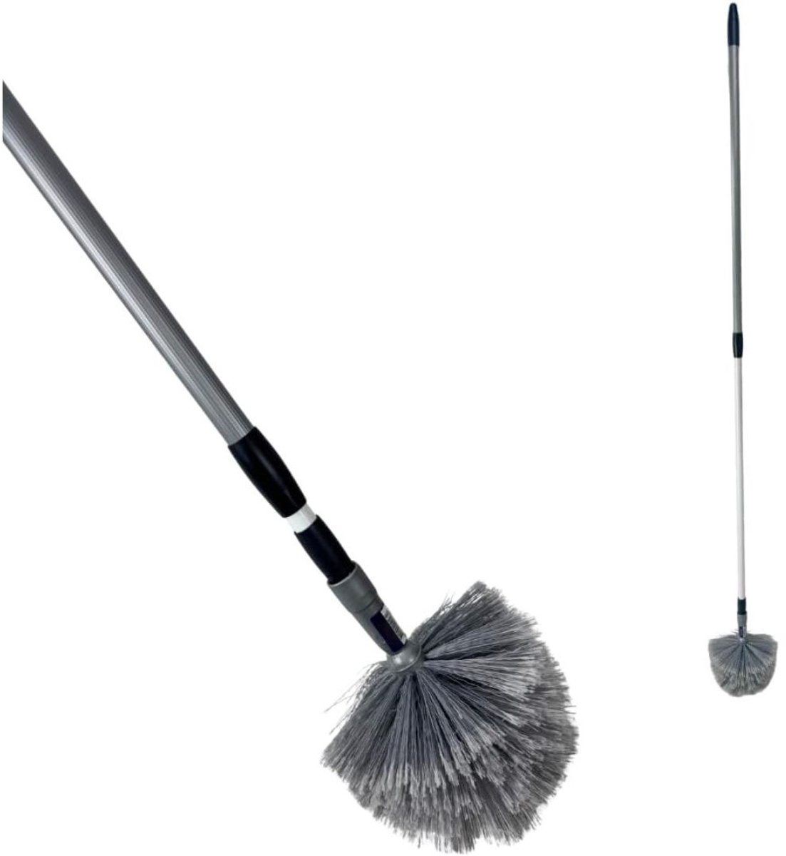 DailySupplies® Telescopische Plumeau - Ragebol – Uitschuifbaar - 175cm - Grijs