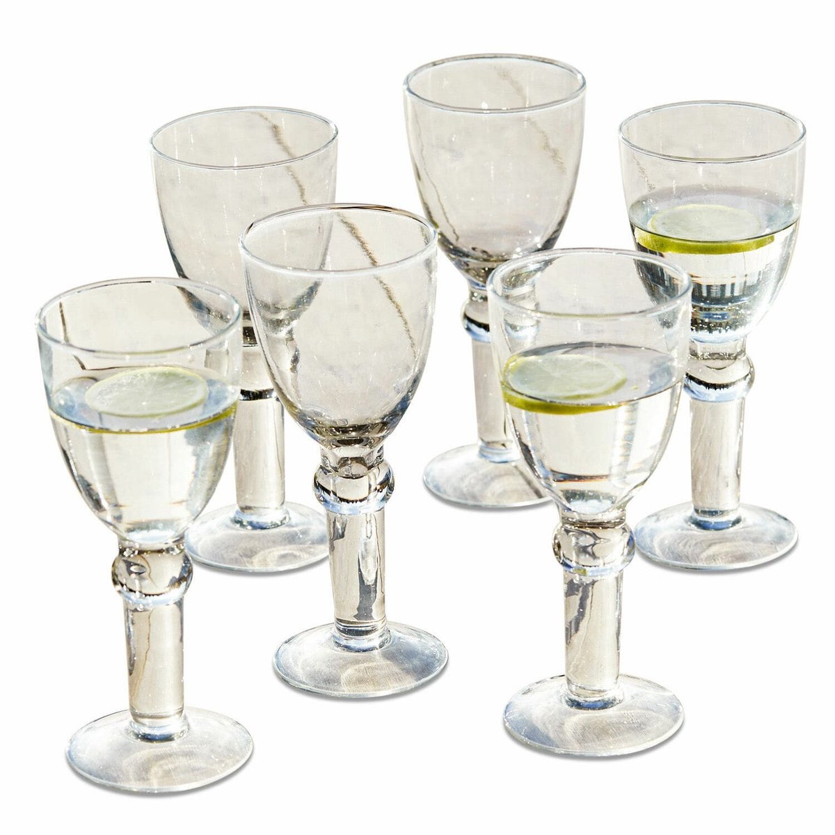 LOBERON Wijnglas set van 6 Devon helder