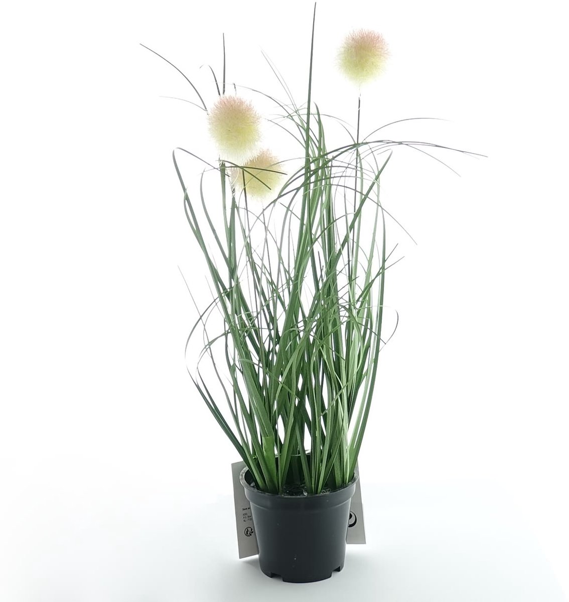 Kaemingk fluweelgras zwarte pot 30 cm - kunstplant