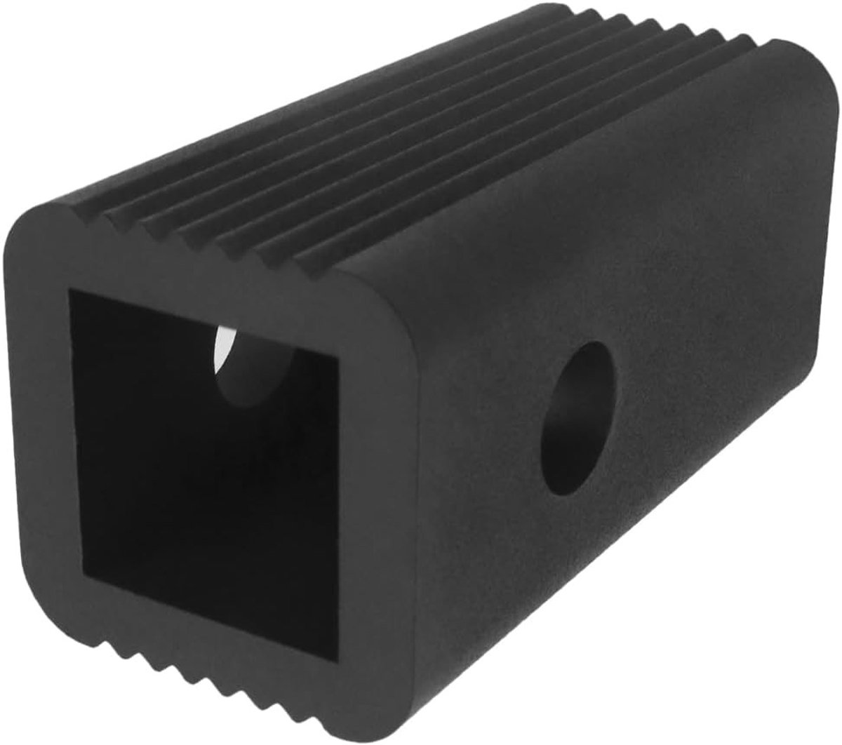 Koppelingsadapter voor fietsendrager en bagagedrager, 2 inch naar 1-1/4 inch, klasse III / IV naar I / II, zwart