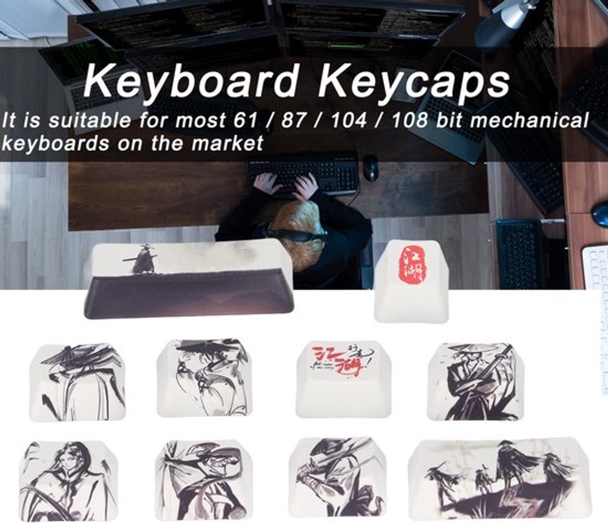 Allecto - Toetsenbord Keycaps - Mechanische Toetsenbord Keycaps - Fijn Vakmanschap
