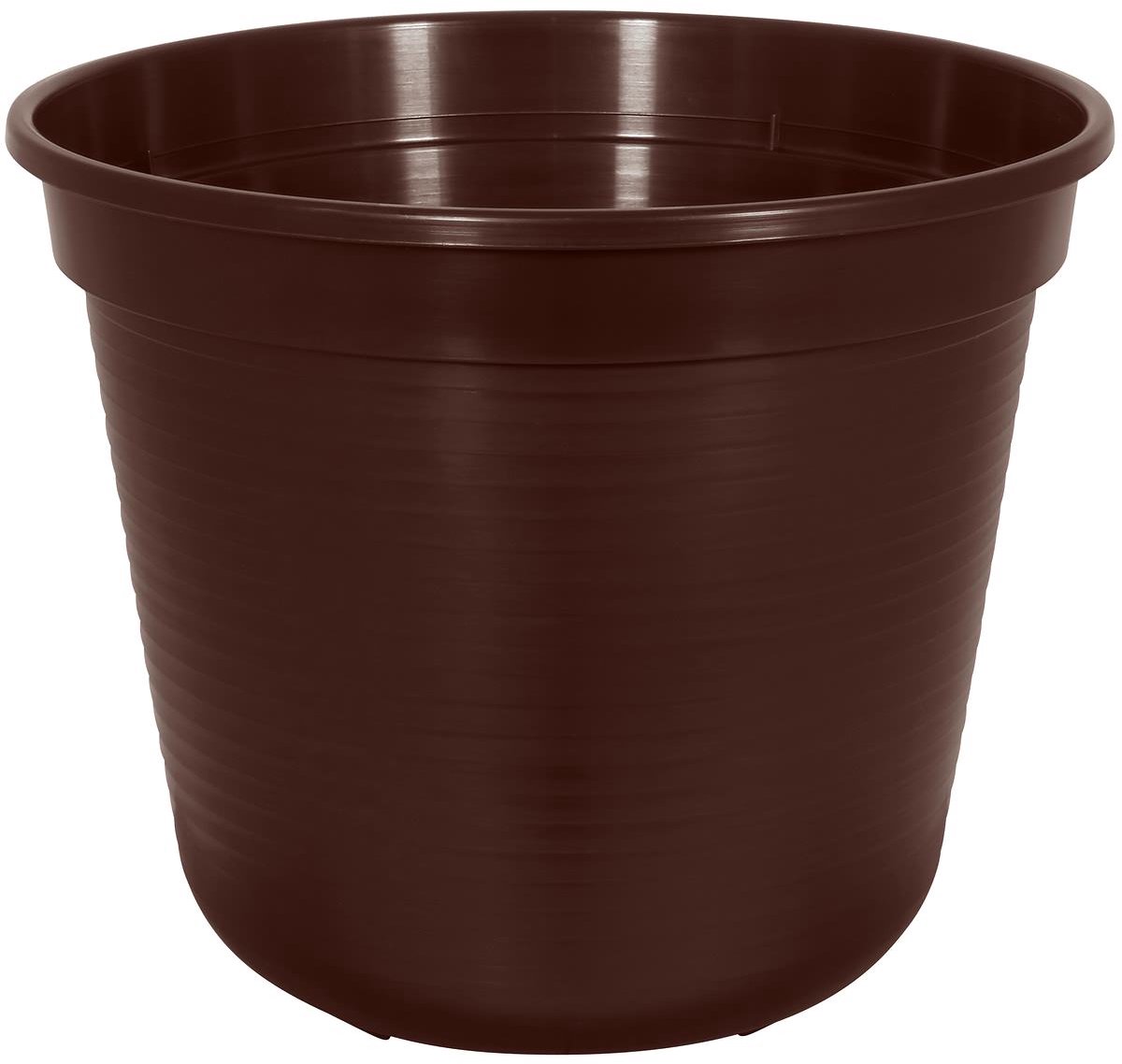 Geli Bloempot STANDARD Bruin Ø 24 cm - Kunststof