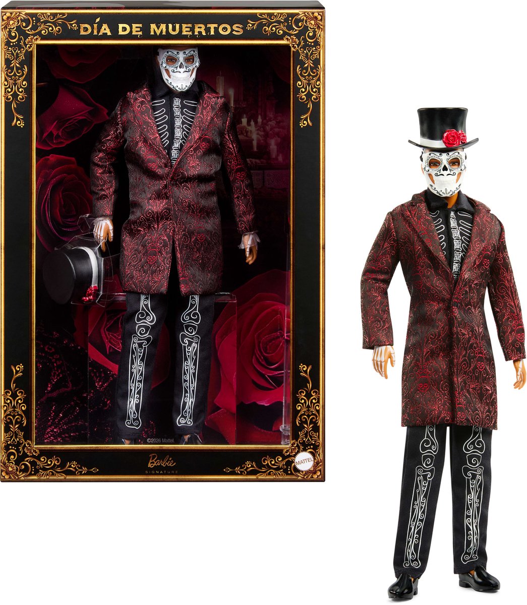 Mattel Barbie Signature Doll Día De Muertos Ken Dolls
