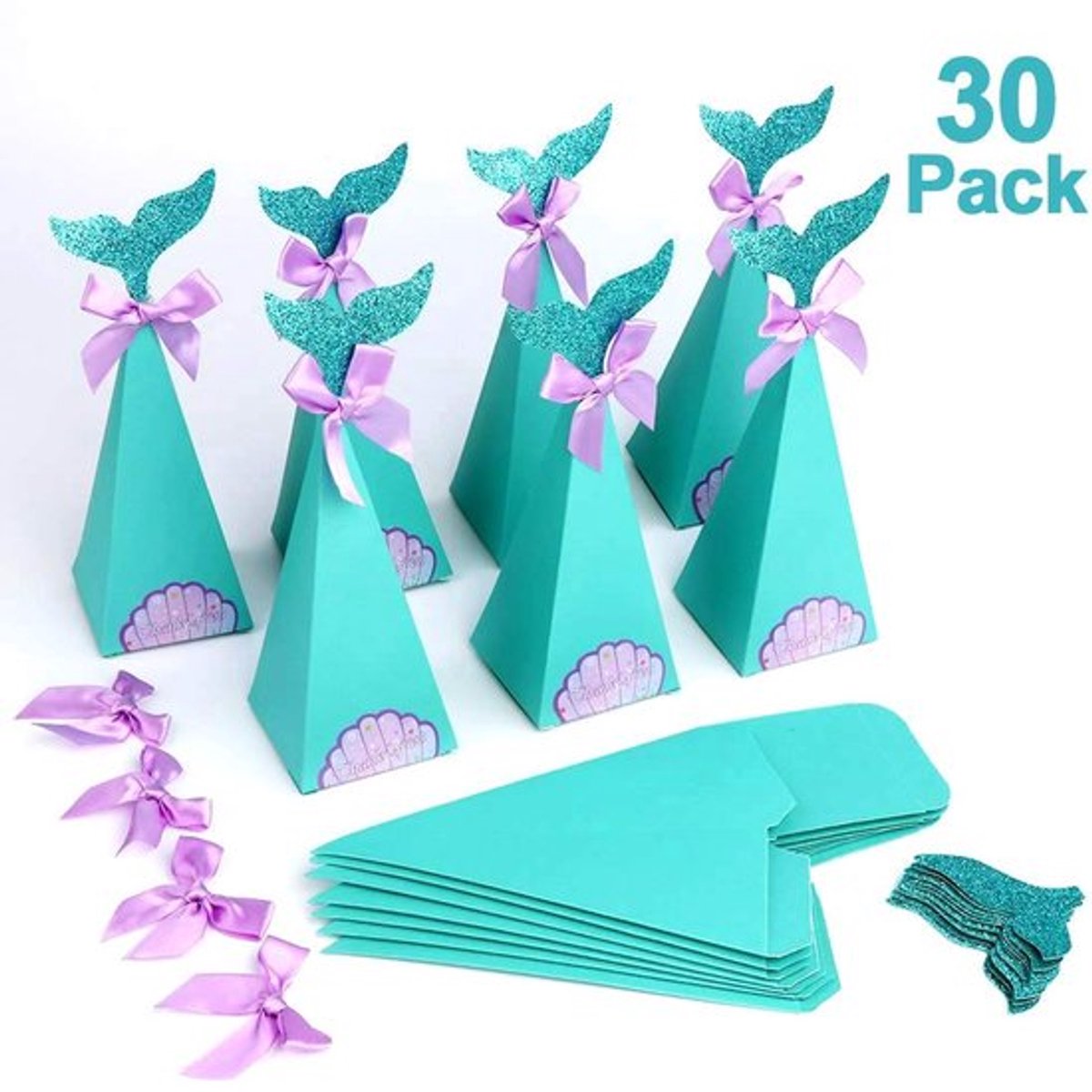 Dailygoods- Geschenkdozen met Deksel - Zeemeermin Thema - DIY Ambachten