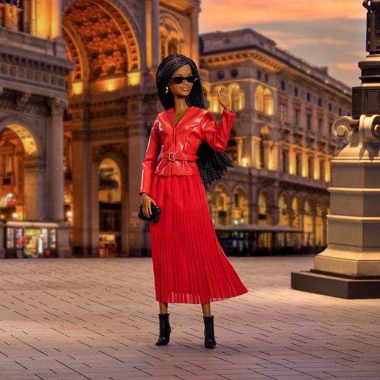 Barbie Bstyle Fashion Week Milan Pop Rood Kinderen — afbeelding 4