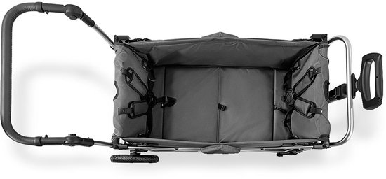 FUXLIFE by FUXTEC Handkar FX-CTL950 Grijs - Premium opvouwbaar - Kinderwagen met zonnekap - 5-puntsgordel - met koeltas — afbeelding 2