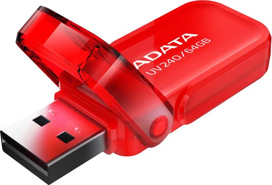 ADATA UV240 USB flash drive 64 GB USB Type-A 2.0 Rood | bol