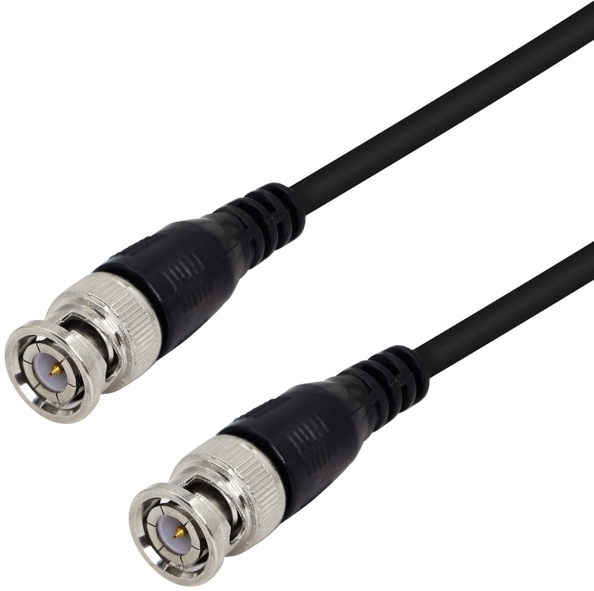 Ultra Low Loss Coaxiale Kabel 75 Ohm, BNC Male naar BNC Male Verlengkabel voor Beveiligingscamera's - 0.5M, Ideaal voor Video Surveillance en Beeldkwaliteit