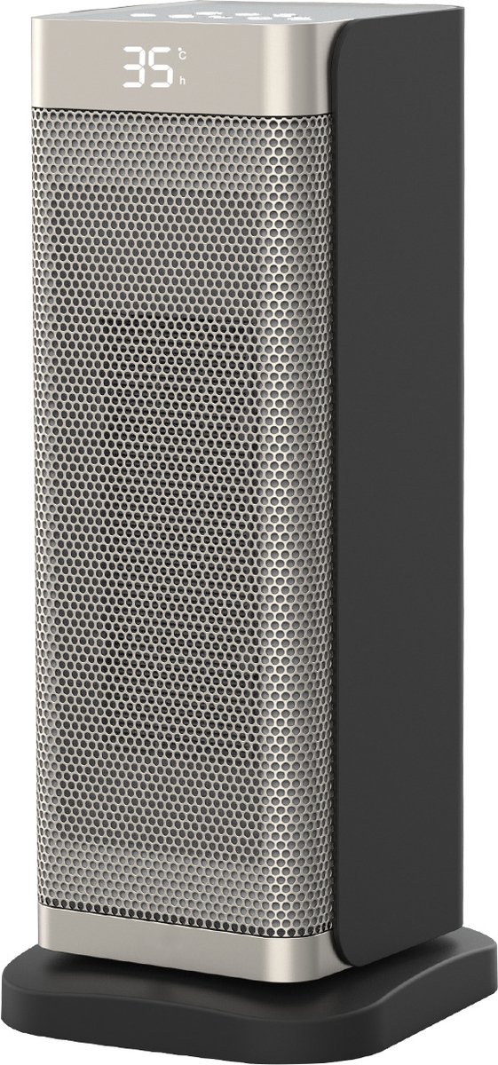 Elektrische verwarming, 2000W PTC Heater, 4 Modi, ECO-Modi, 90° oscillatie, Timer 24 uur, Afstandsbediening