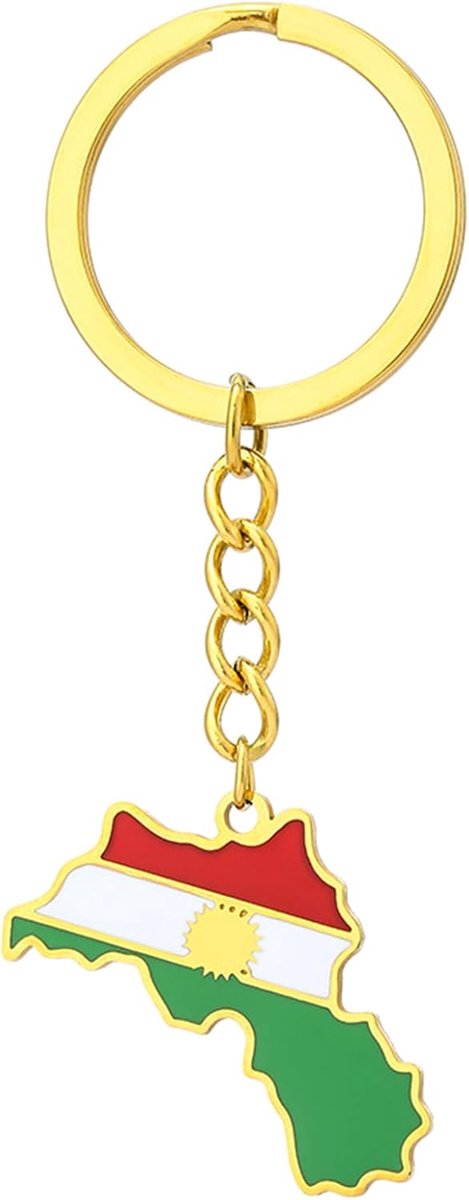 Kaart Sleutelhanger Draagbare Vlag Mode Nationale Kaart Sleutelhanger Sleutelhanger Accessoires Voor Verzamelaars