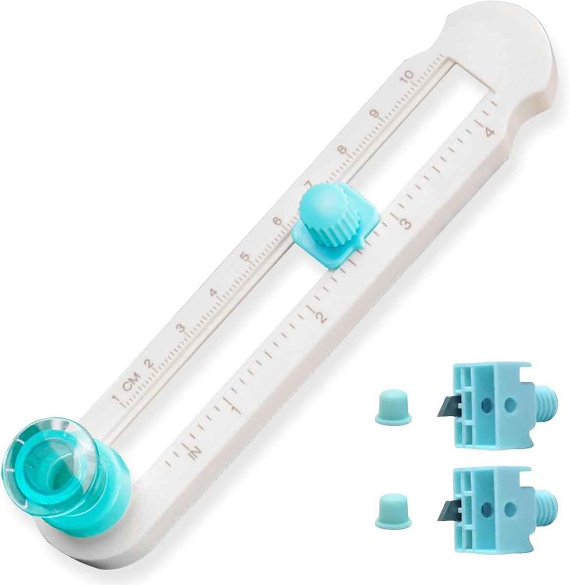 Verstelbare cirkelzaag voor papier en plastic, 2-20 cm diameter, nauwkeurig snijden met duidelijke schaal en gebruiksvriendelijk ontwerp