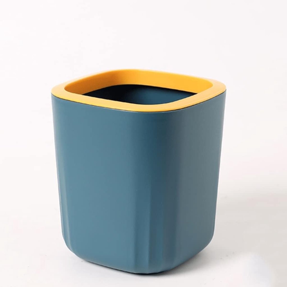 Prullenbak Plastic vierkante kleine vuilnisbak zonder deksel, afvalbasket, vuilnisbak bak for badkamer slaapkamer keuken thuiskantoor Vuilnisbak (Color : A, Grootte : 9.8ft)