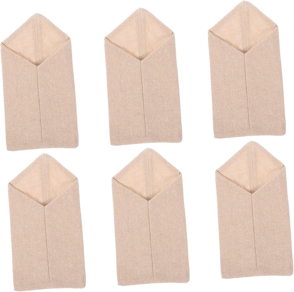 6stuks Kerst Bestekhoezen Jute Tassen Duurzame Servetten Organizer Voor Feesttafels Elegante Bestekhouders Voor Kerst Diner Familiebijeenkomsten