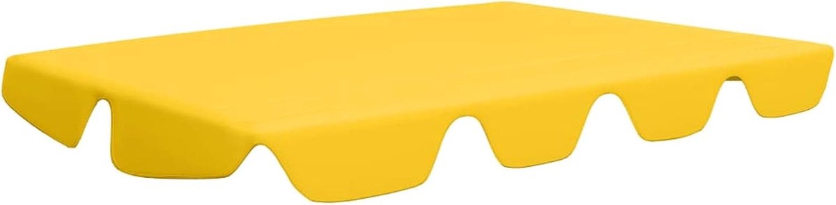 Vervangend dak, tuinschommel, vervangend dak voor schommel, 226 x 186 cm, 270 g/m², geel
