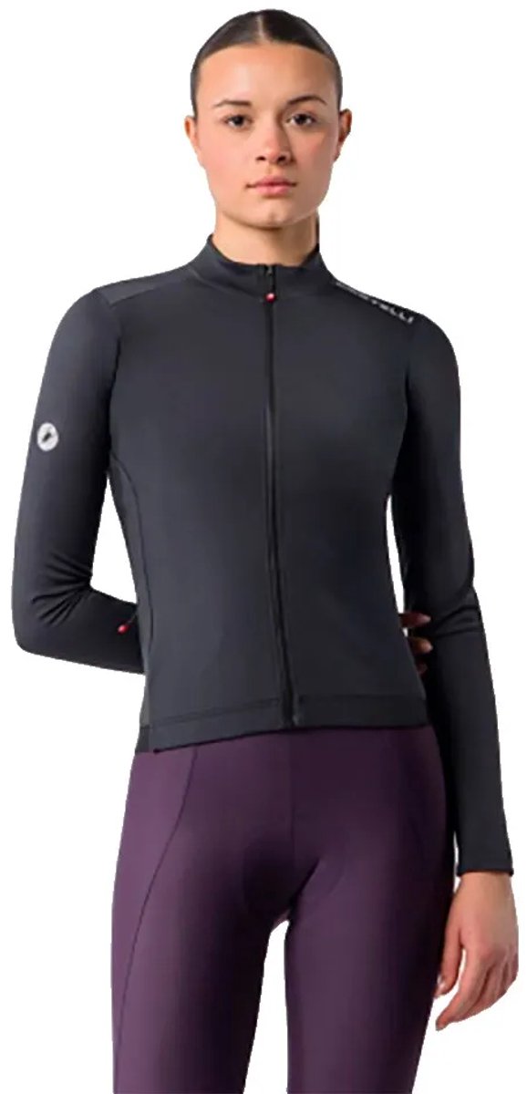 Castelli Espresso 2 Thermal Korte Mouw Wielertrui Zwart M Vrouw