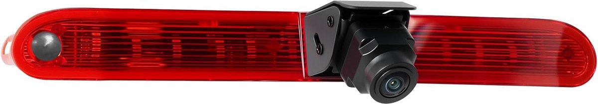 Achteruitrijcamera voor Peugeot Partner 2008-2020/Citroën Berlingo 2008-2020, derde remlichtcamera met nachtzicht, P67 waterdicht, 140° kijkhoek, stabiele kabelaansluiting, 720p