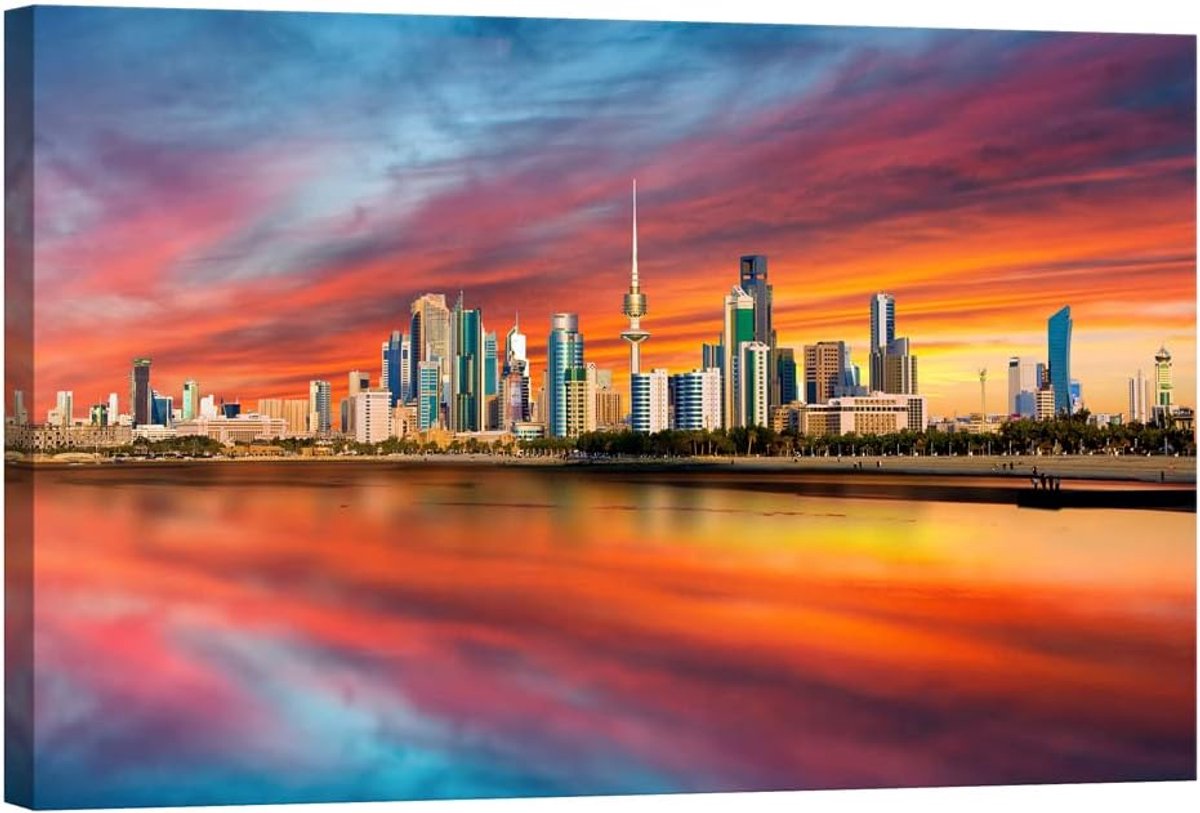 Painting Cities DCO010-2, Lights in the dark | Charges at Light, 60 x 90 cm