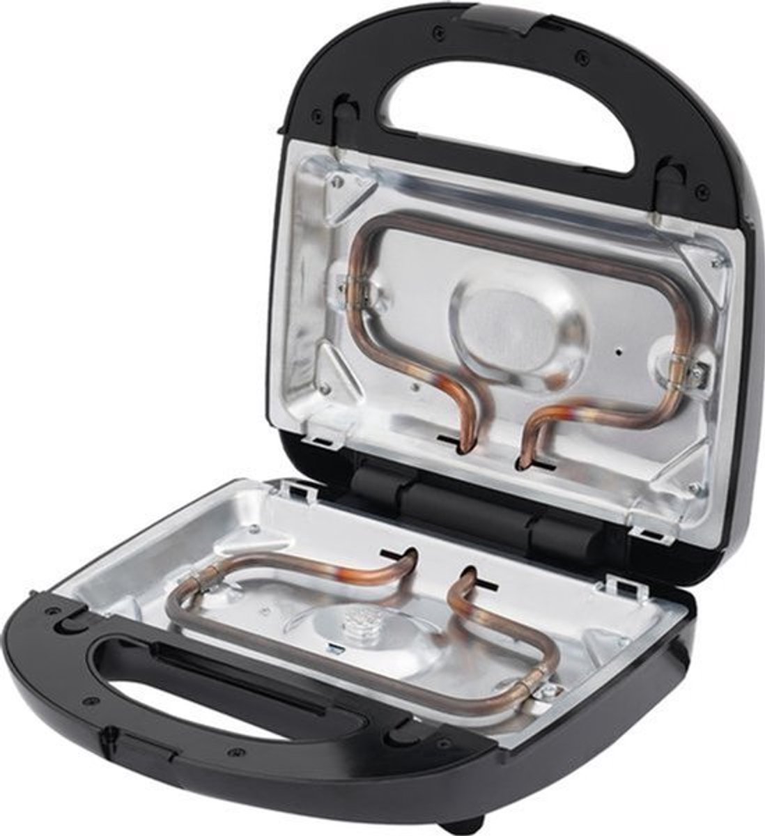 Sandwichmaker 8-in-1 Multifunctioneel - 750 W Vermogen - 22x22 cm Grootte - Roestvrij Staal En Aluminium - Elektrische Ontbijtmaker