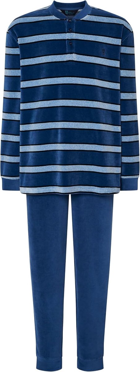 Búho NOCTURNO Pyjama Heren Winter Tweedelige – Katoenen Flanel Of Fluweel Polar Fleece – Met Lange Mouwen, Warm En Behaaglijk, Met Zakken, Comfortabel