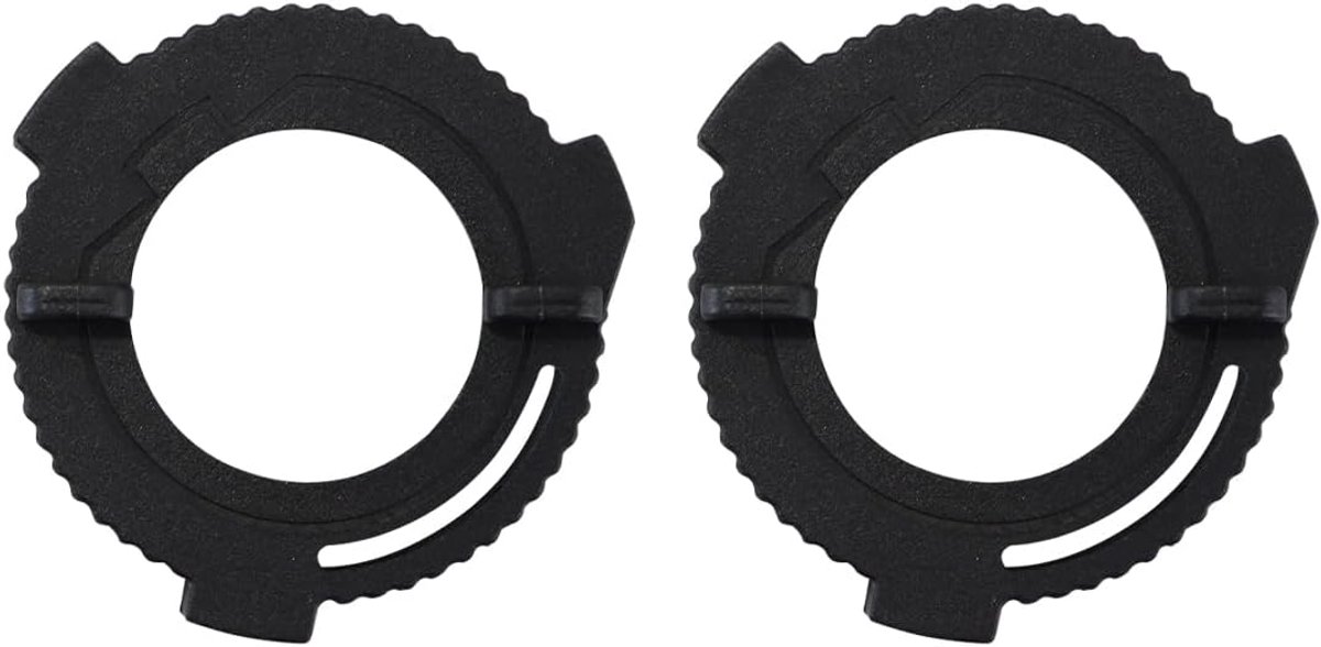 2 stuks H7 koplamplampadapter, fittinghouder, houder, H7 HID lampdop, basisbeugel, montageclips voor Fiesta MK8 2017-2020