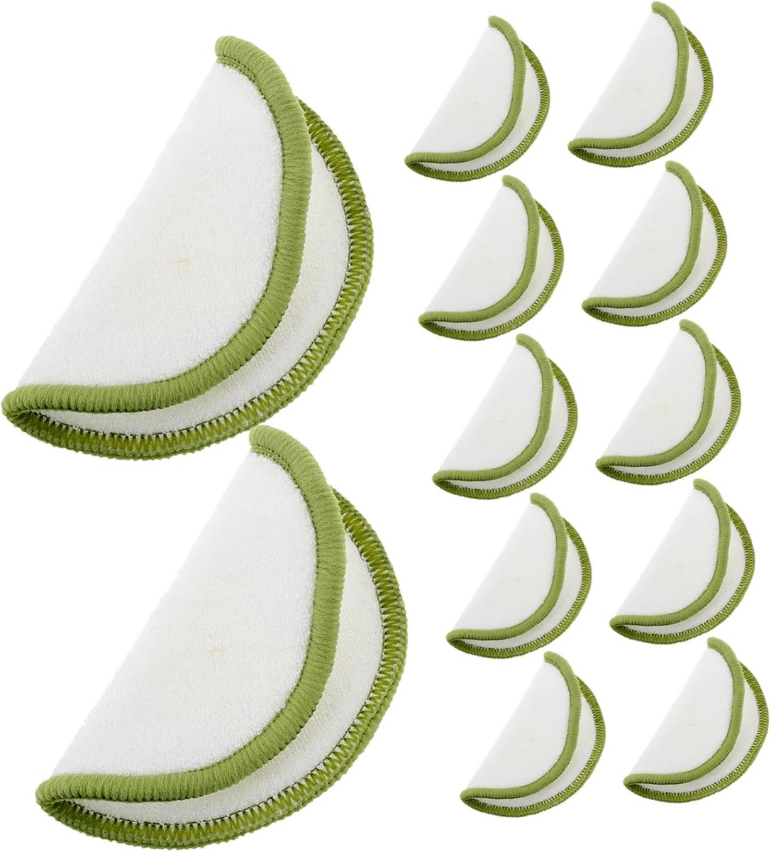 20 Stuks Herbruikbare Katoenen Makeup Verwijderpads Zachte Wasbare Ronde Pads voor Zorgvuldig Makeup Verwijderen Gezichtsreiniging voor Huidverzorging
