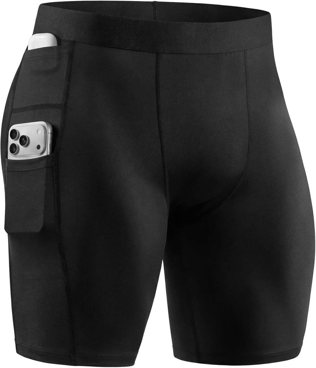 Functieondergoed Compressieshort met 3 zakken