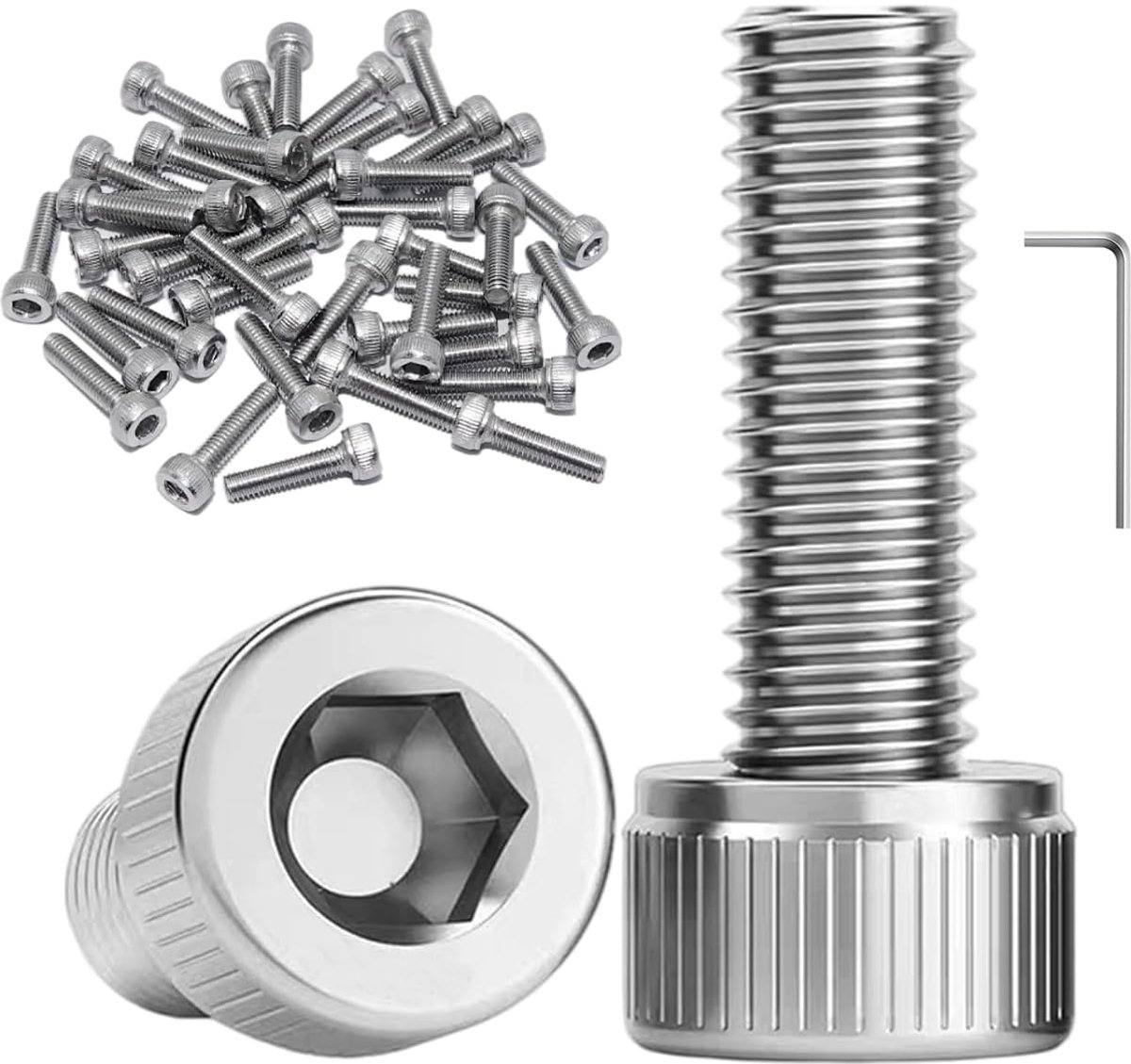Cilinderschroeven met binnenzeskant 40 stuks M3 x 12 mm schroeven