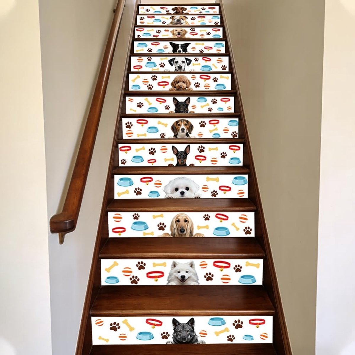 Bal wandtegels stickers voor keuken schattige huisdieren voorwerpen leven tegels peel en stok voor tuin slaapkamer wooncultuur 15 stuks waterdichte backsplash trapdecoraties