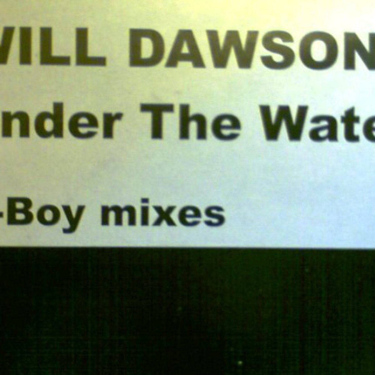 Will Dawson - Under The Water