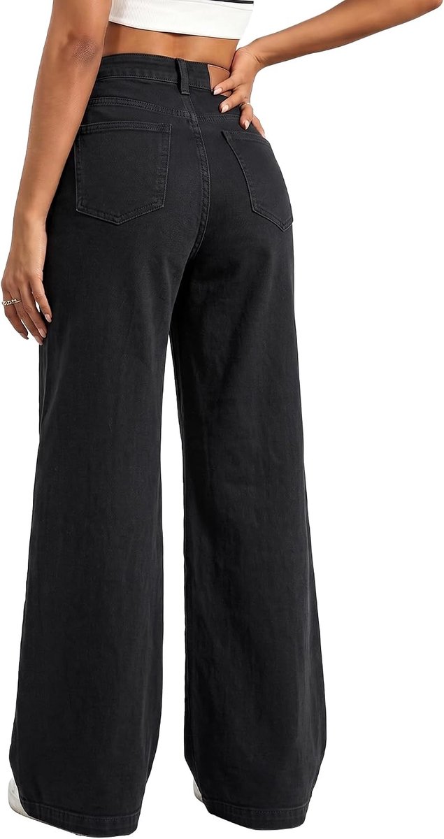 Jeans Women's Baggy Mid Waist Denim Pants Y2K Boyfriends