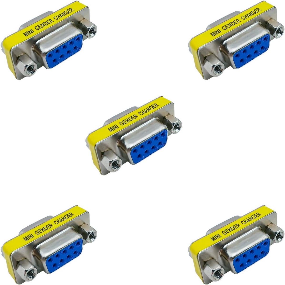 Seriële RS232 9 Pin Vrouwelijke naar Vrouwelijke Adapter Geslacht Wisselaar door Converter (Vrouwelijk naar Vrouwelijk)