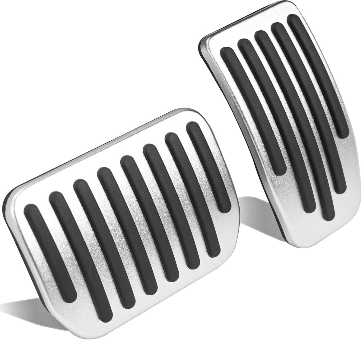 Gaspedaal en Rempedaal Covers voor Tesla Model 3 (2017-2026) & Model Y (2020-2026) - Aluminium Performance Pedalen Anti-slip Geschikt voor Model 3 Highland & Model Y Juniper