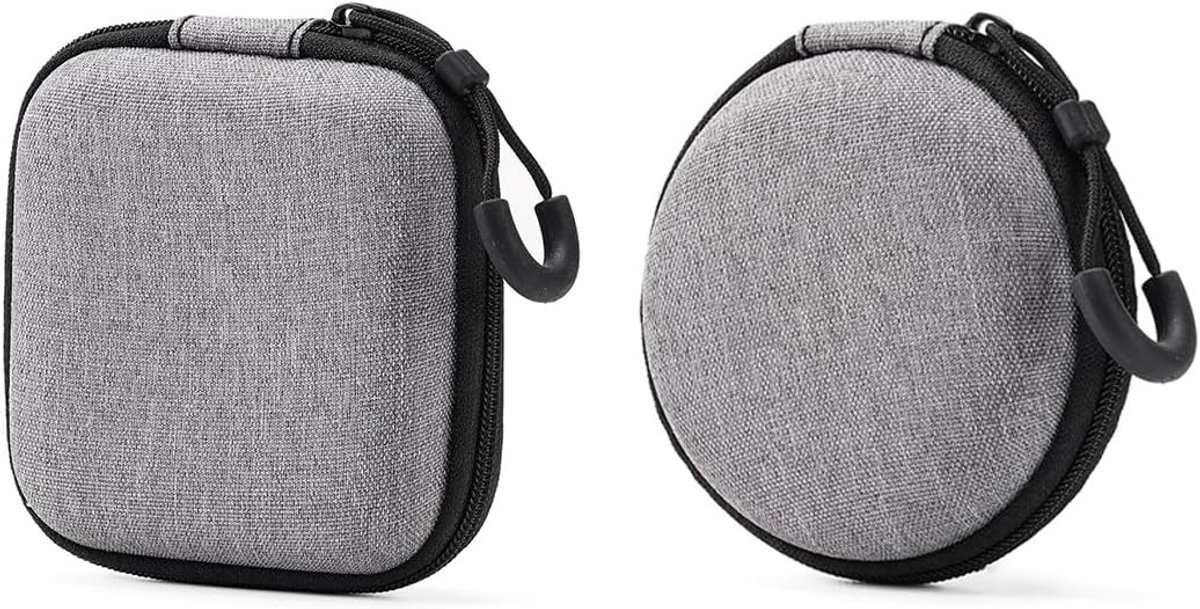 Hoesjes, compatibel met in-ear hoofdtelefoon, etui voor hoofdtelefoon, Bluetooth mini-hoofdtelefoon, tas voor draagbare hoofdtelefoon, harde schijf, beschermbox
