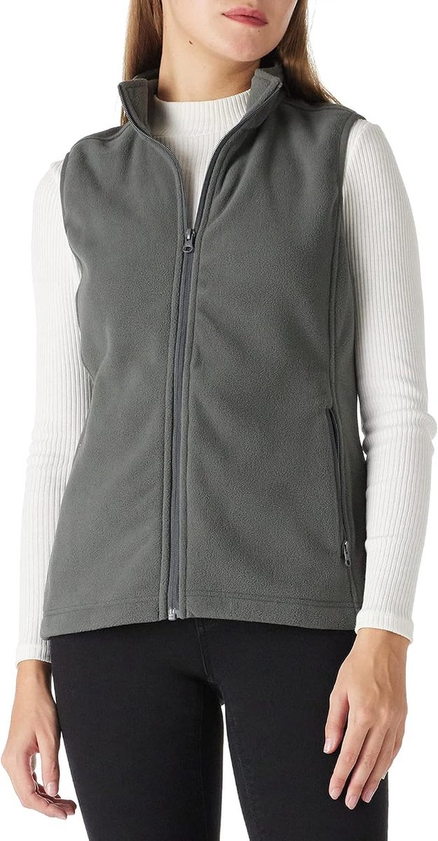 Ventures Fleece vest voor dames, outdoor, warm, mouwloos fleecevest