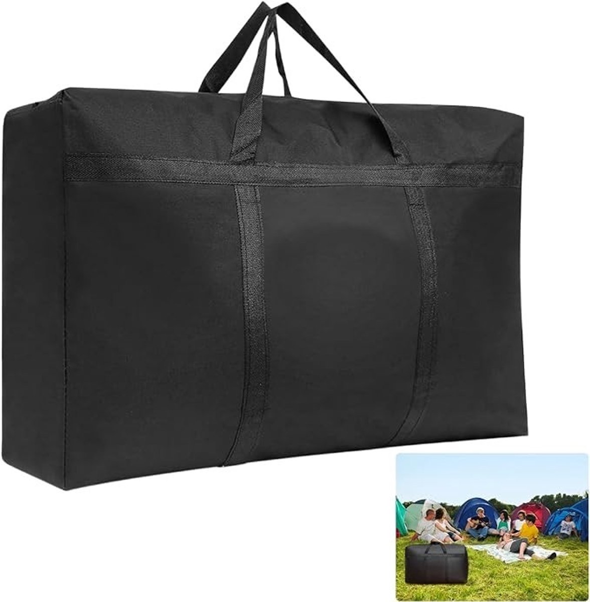 Livatto XXL Opbergtas 180L – Waterafstotende 600D Oxford Organizer met Rits en Draaghengels voor Beddengoed, Dekbedden en Kleding