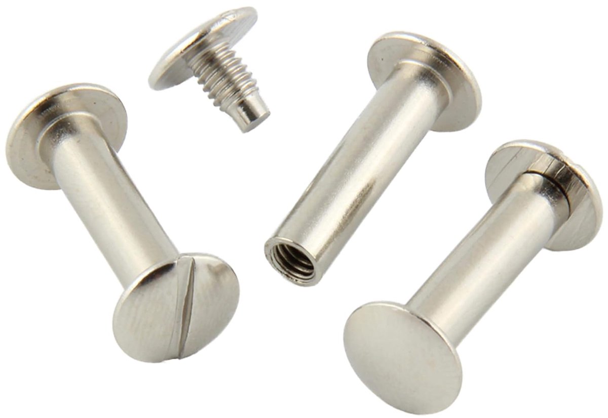 messing of vernikkeld, verschillende maten, 20, 50, 100 of 1000 stuks / (25 mm, 50 stuks, vernikkeld)