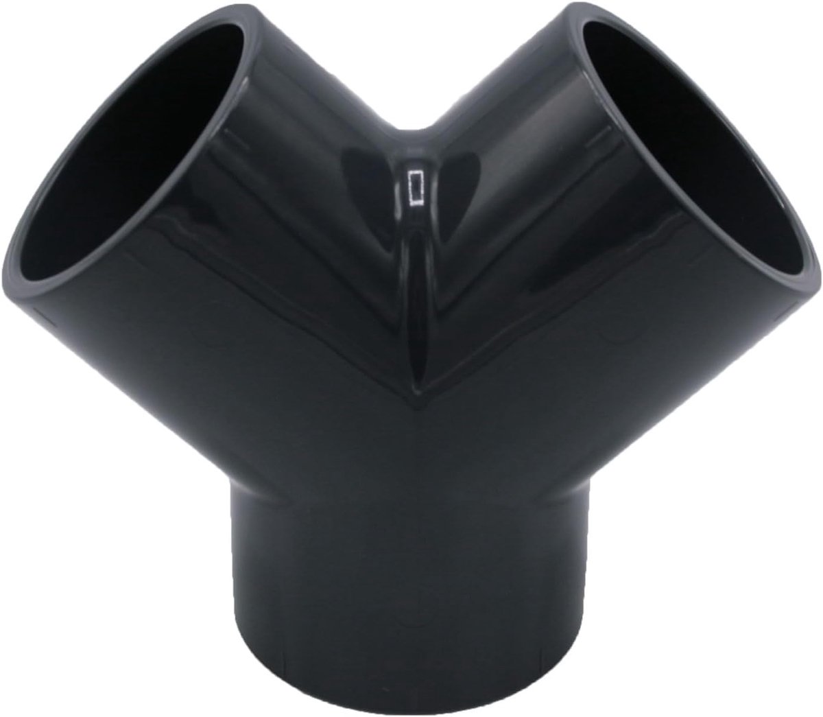 Stuk 45° I PVC-U lijmfitting PN16 I 50 mm 1 1/2 inch I 3x lijmmof voor drukleiding en zuigleiding I zwembad vijver beregening I bm166