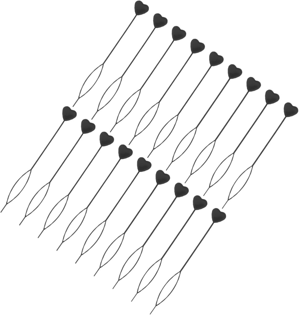 18 Stuks Haarvlechtgereedschap: Kralentrekkerset, Vlechthulpmiddel, Haaraccessoires Voor Vlechten, Comfortabele Handgreep, Stylingefficiëntie