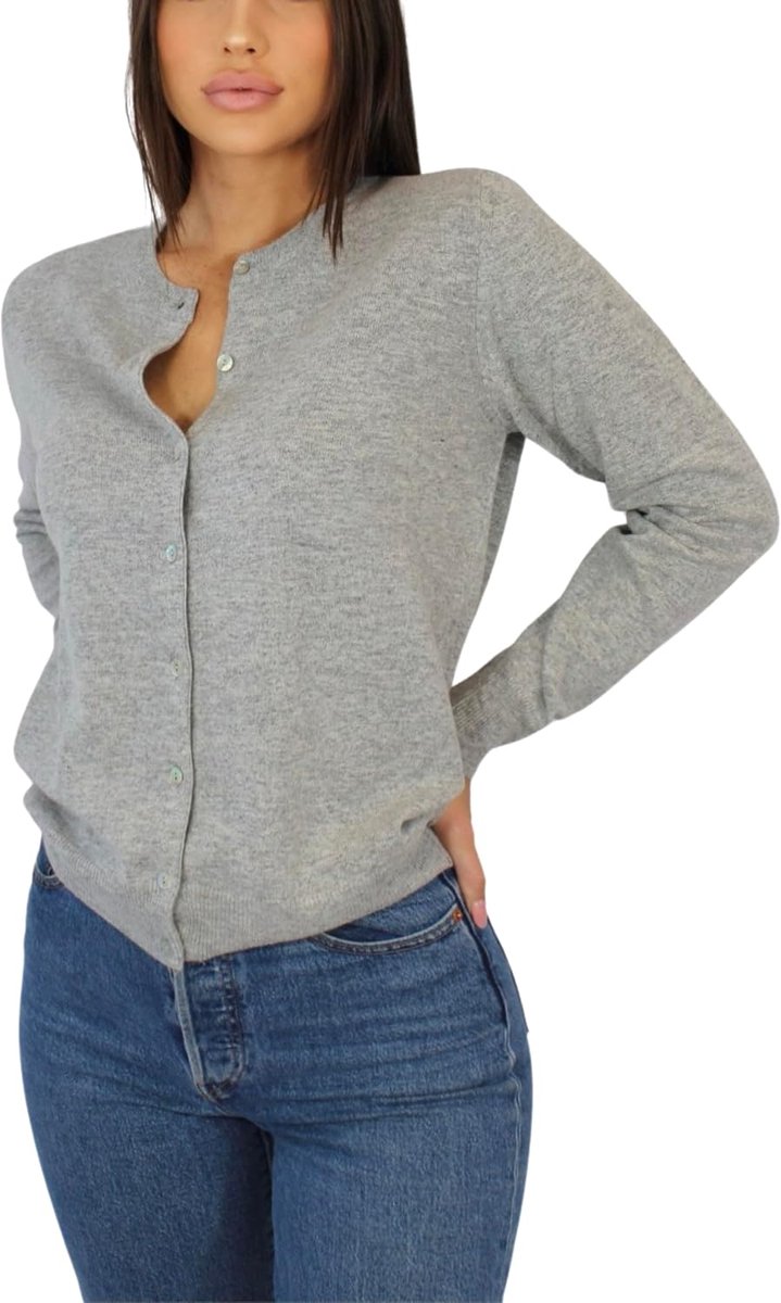 Kasjmier-vest voor dames, gemaakt in Italië