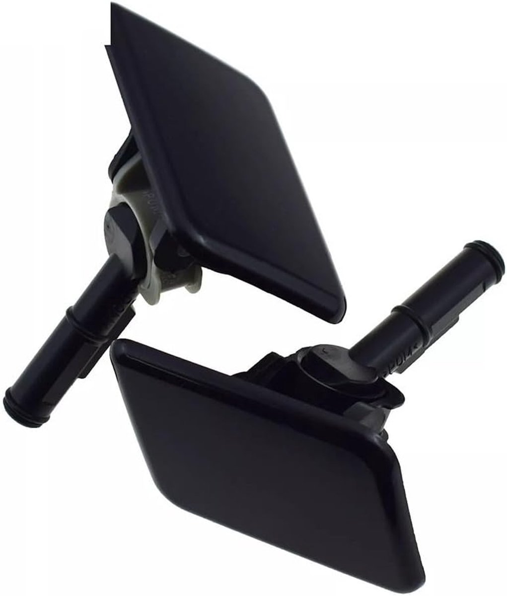 Dailygoods- Koplampsproeier Nozzle Deksel - Auto Onderdelen - Kunststof - Eenvoudige Installatie - Zwart - Hoge Betrouwbaarheid