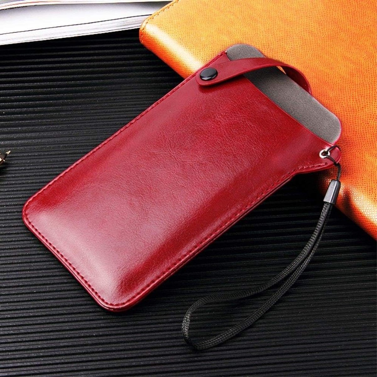 Ultra Lichtgewicht Riem Case met Snap Bevestiging voor Intex Aqua Air II - Rood