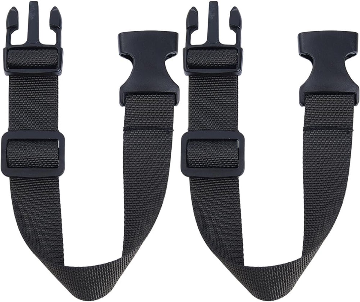 Dailygoods - 2 stuks Verlenging Heuptas - Verstelbare Nylon Riem voor Reizen