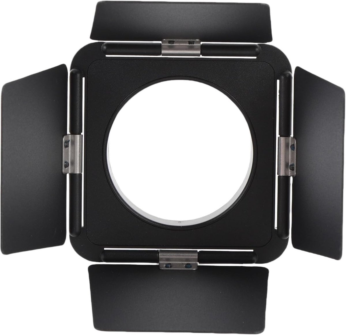Lichtmodificator 4-bladige barn doors - aluminium - met kleine bower-mount - voor Ulanzi videolampen