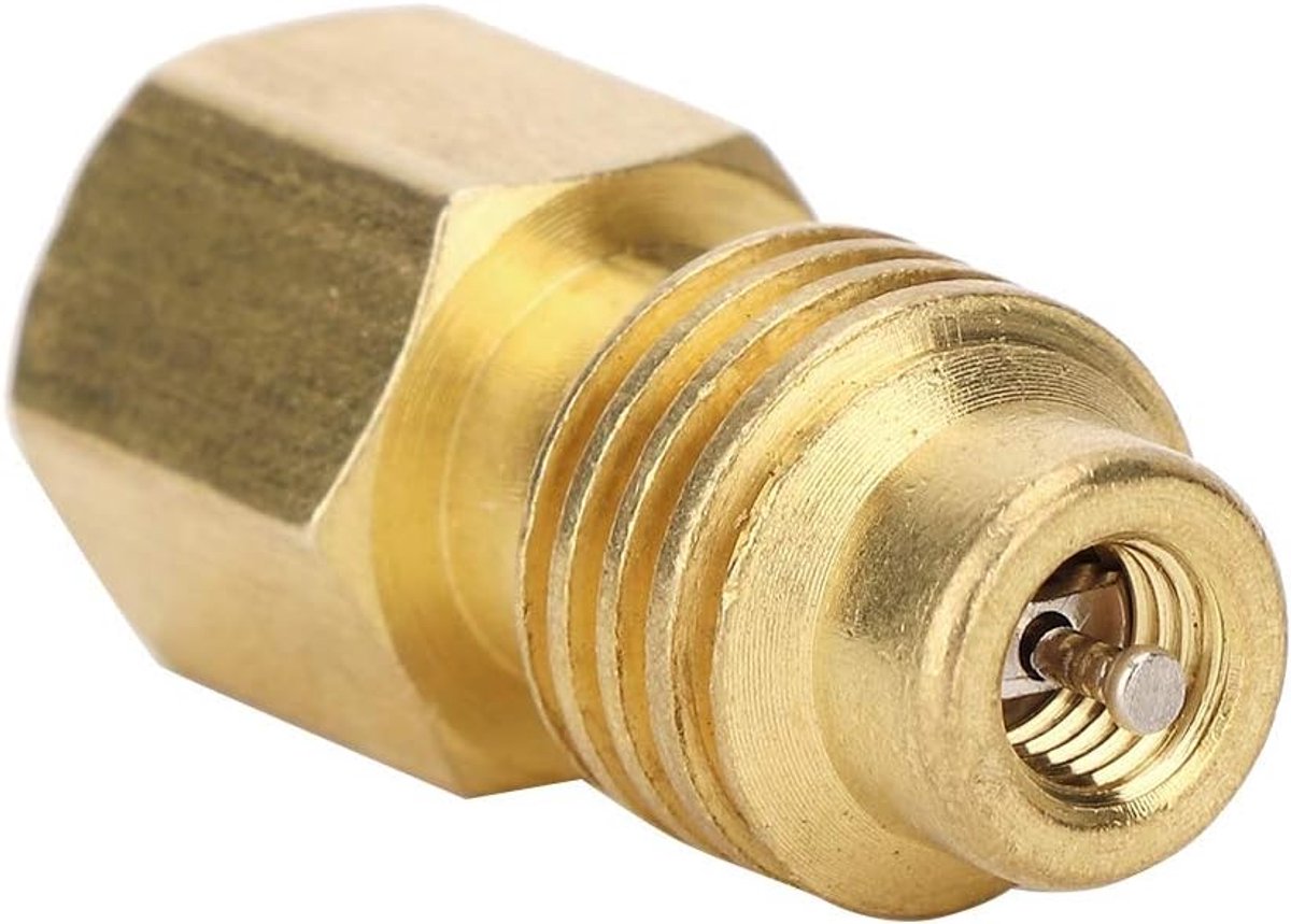 Airconditioning gas R134a - 1/4'' SAE vrouwelijk naar 1/2'' Acme plug - adapter - voor voertuig
