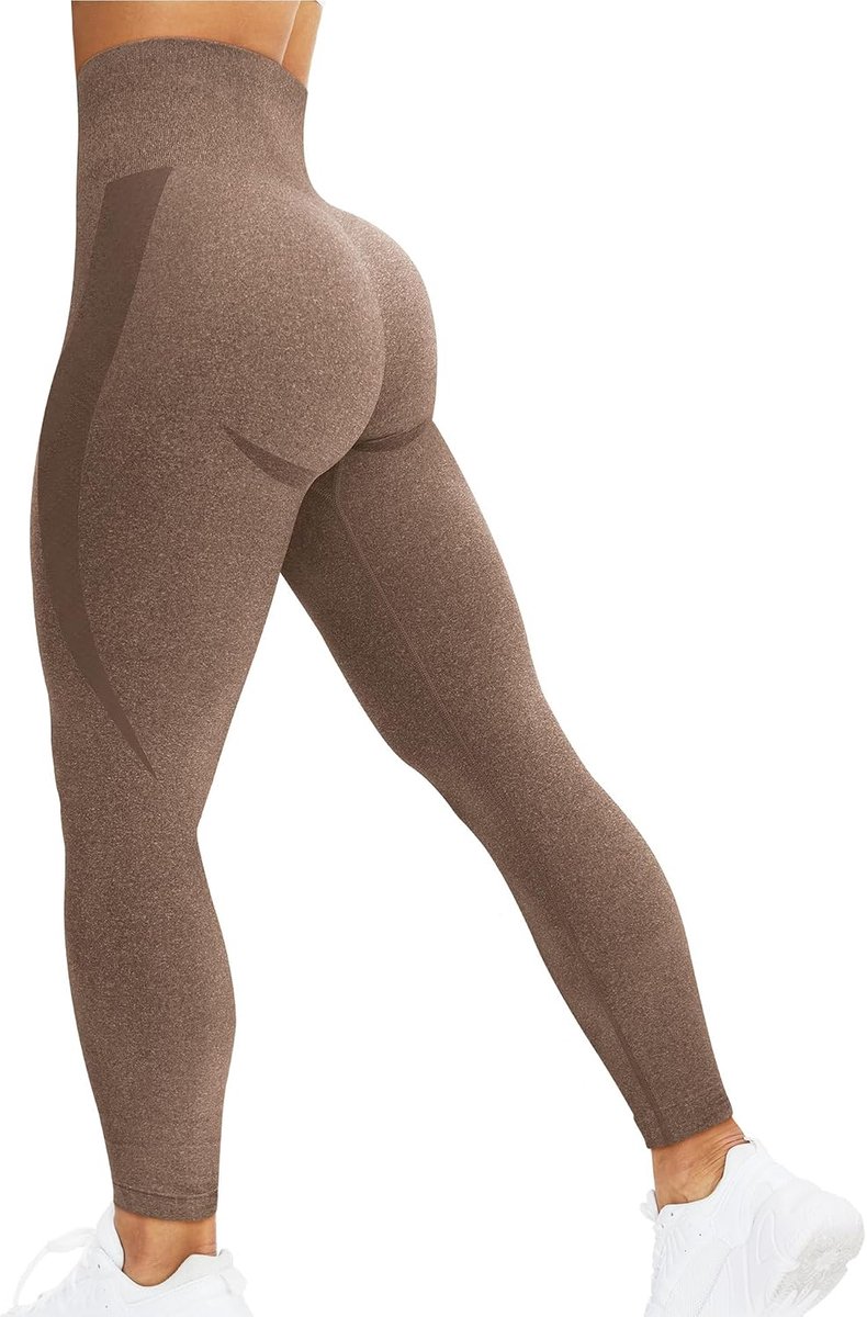 sportbroek, hoge taille, naadloze broek, gym, yoga, sport