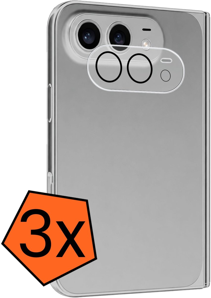 Camera Lens Protector - 3 Stuks - Geschikt voor Apple iPhone Duo - Camera Screenprotector - Gehard Glas - Beschermglas - Tempered Glass - Screen Protector
