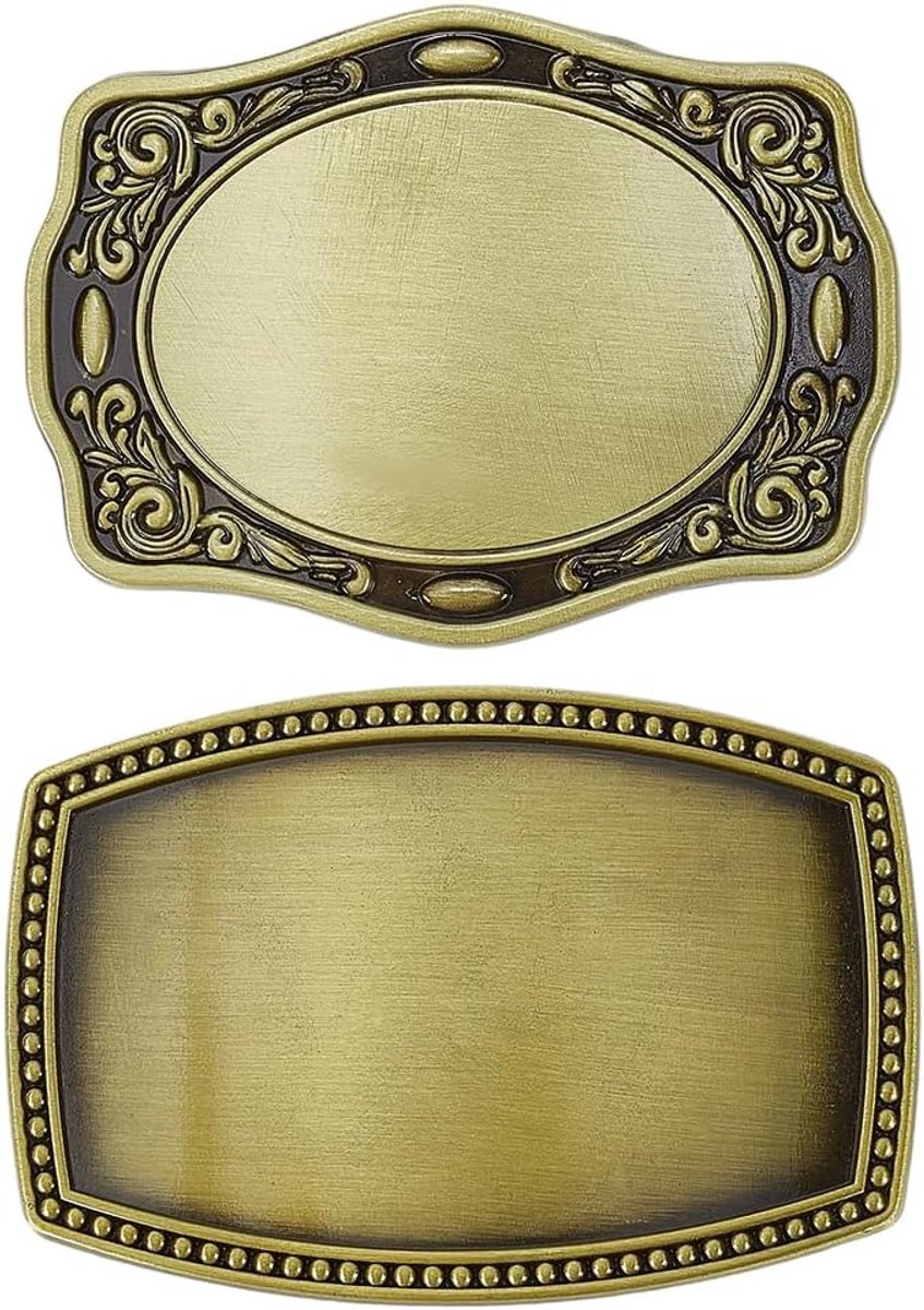 Riemgespen 2 stijlen zwaar belastbare riemgespen legering westerse taillebevestiging reparatie vervanging past 1-0,5 inch (38 ~ 40 mm) riem voor mannen vrouwen