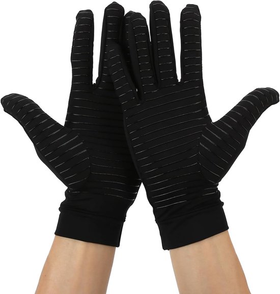 volledige vingerkopervezel, comfortabel, zacht, ademend, geurloos, compressiehandschoenen voor gaming, koken — afbeelding 4